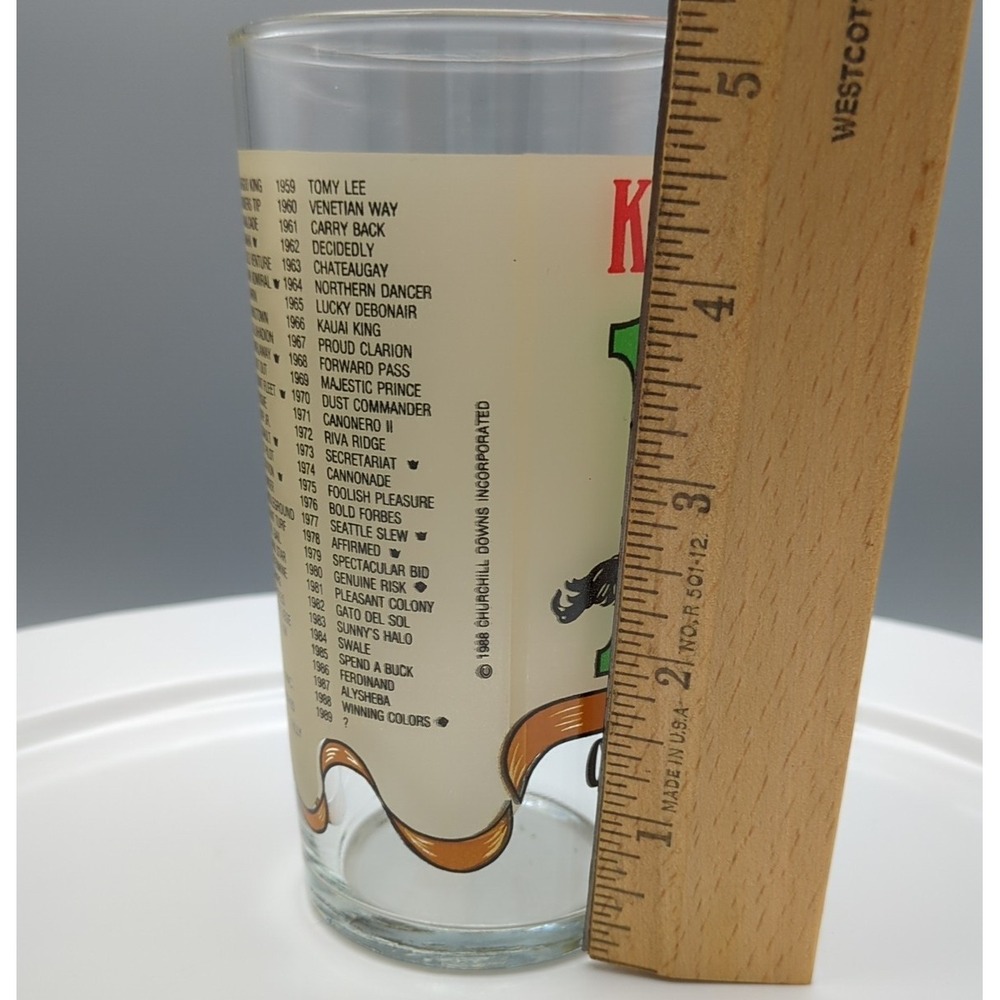 Official 115th Kentucky Derby‎ Glass Tumbler- May 6, 1989 Churchill Downs - Picture 6 of 16
